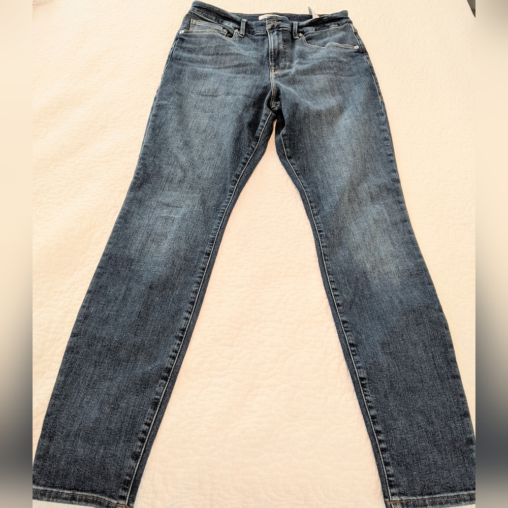 Good American Good Legs Skinny Jeans Blue 165 Women's Size 12/31